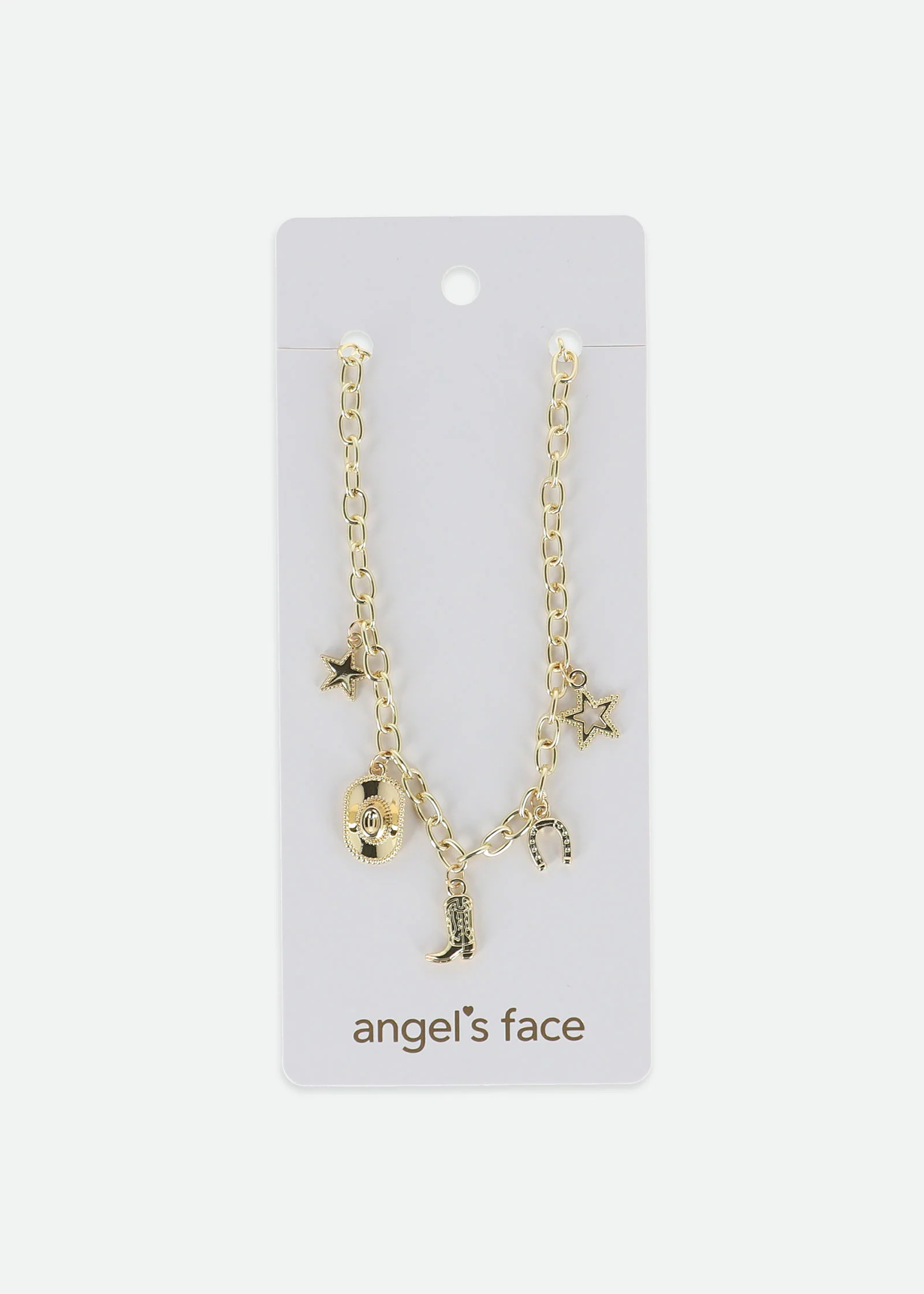 Cowgirl Charm Necklace Gold - Image 4