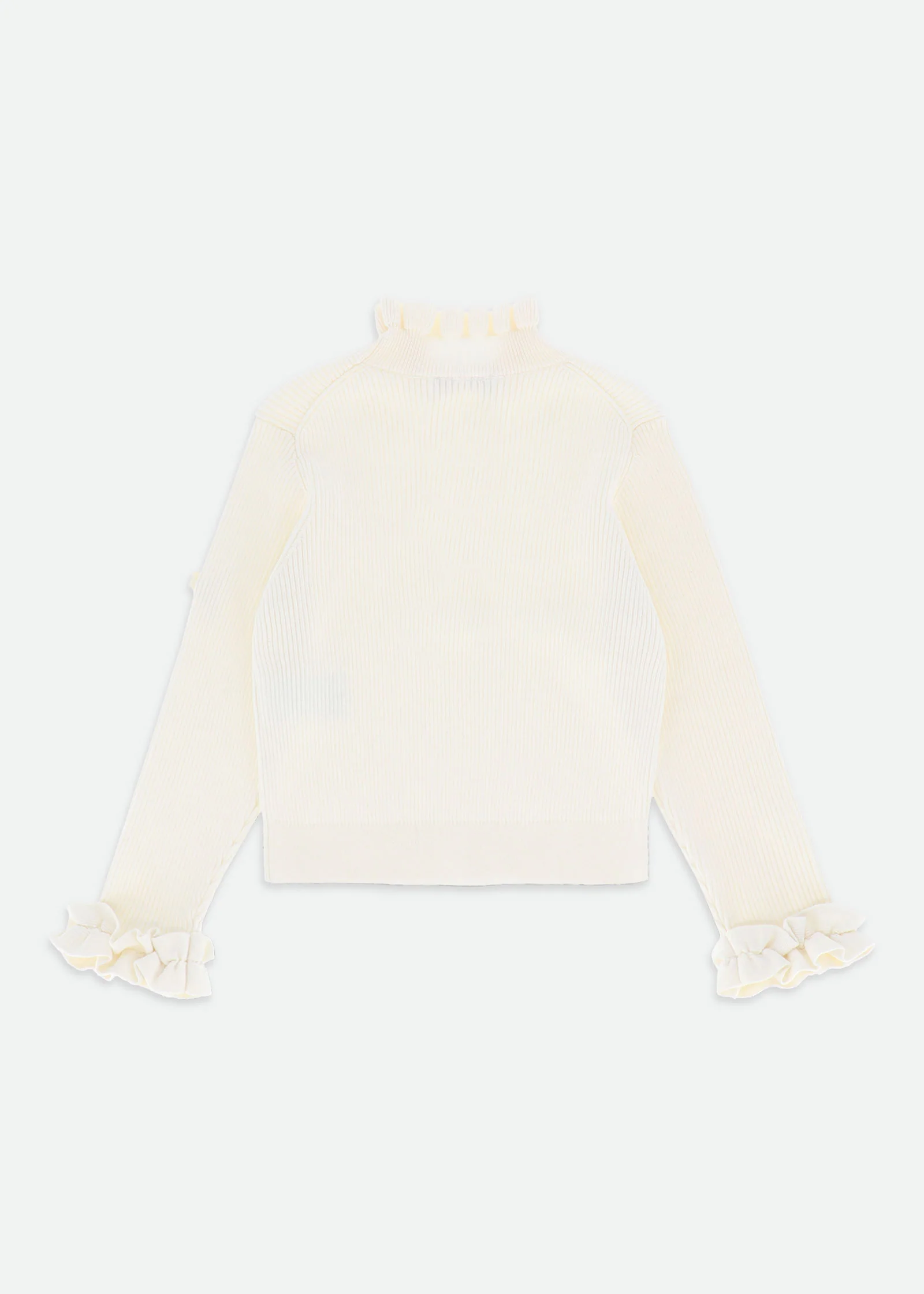 Elma Ribbed Jumper Vanilla - Image 4