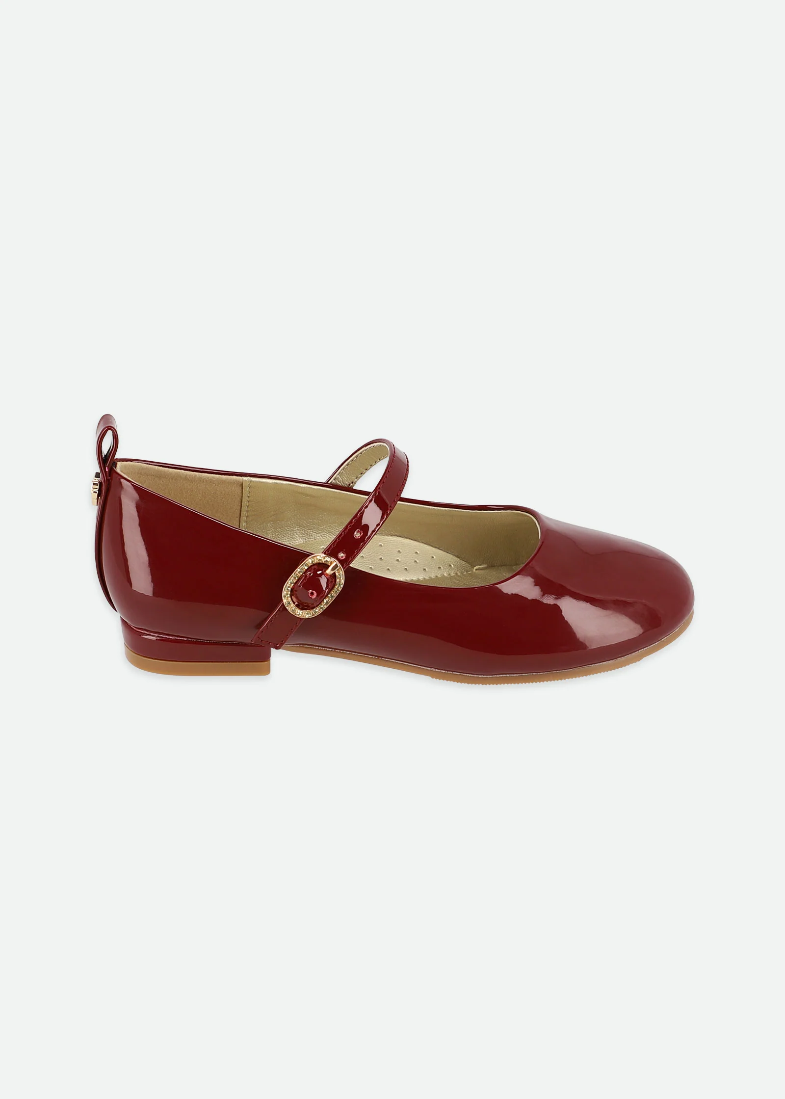 Esme Patent Shoe Burgundy - Image 3