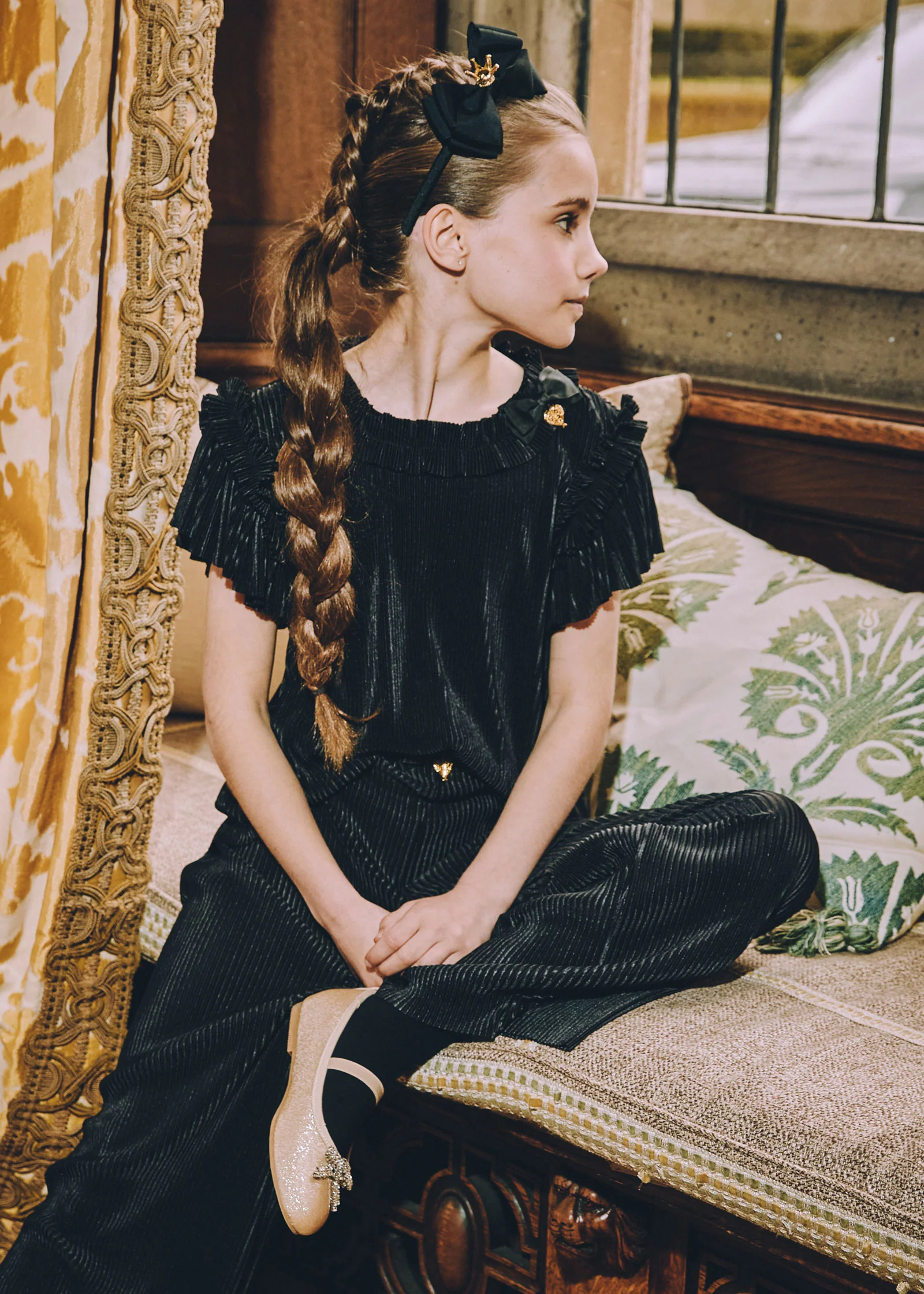 Fortune Pleated Set Black - Image 3