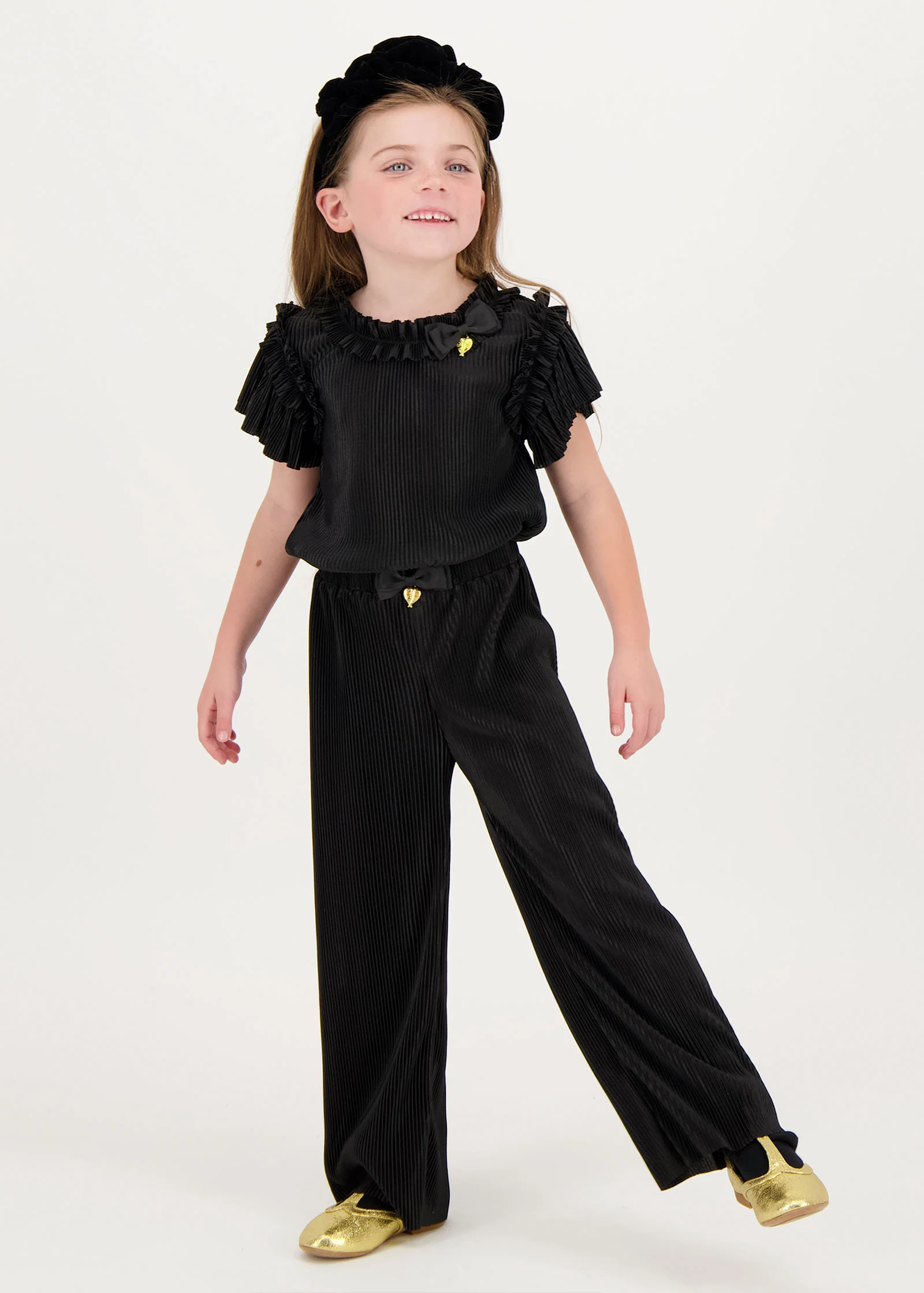 Fortune Pleated Set Black - Image 4