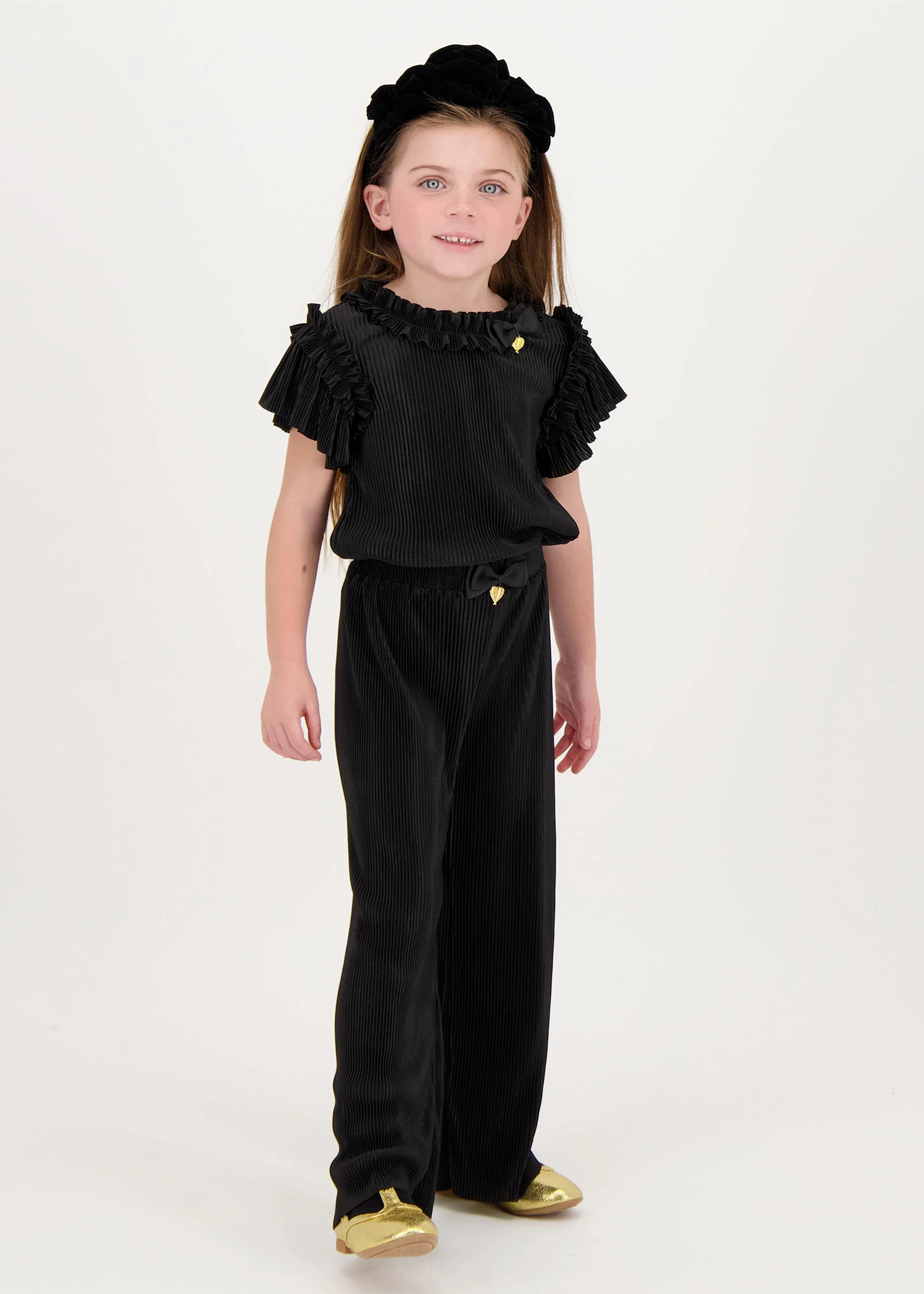 Fortune Pleated Set Black - Image 5