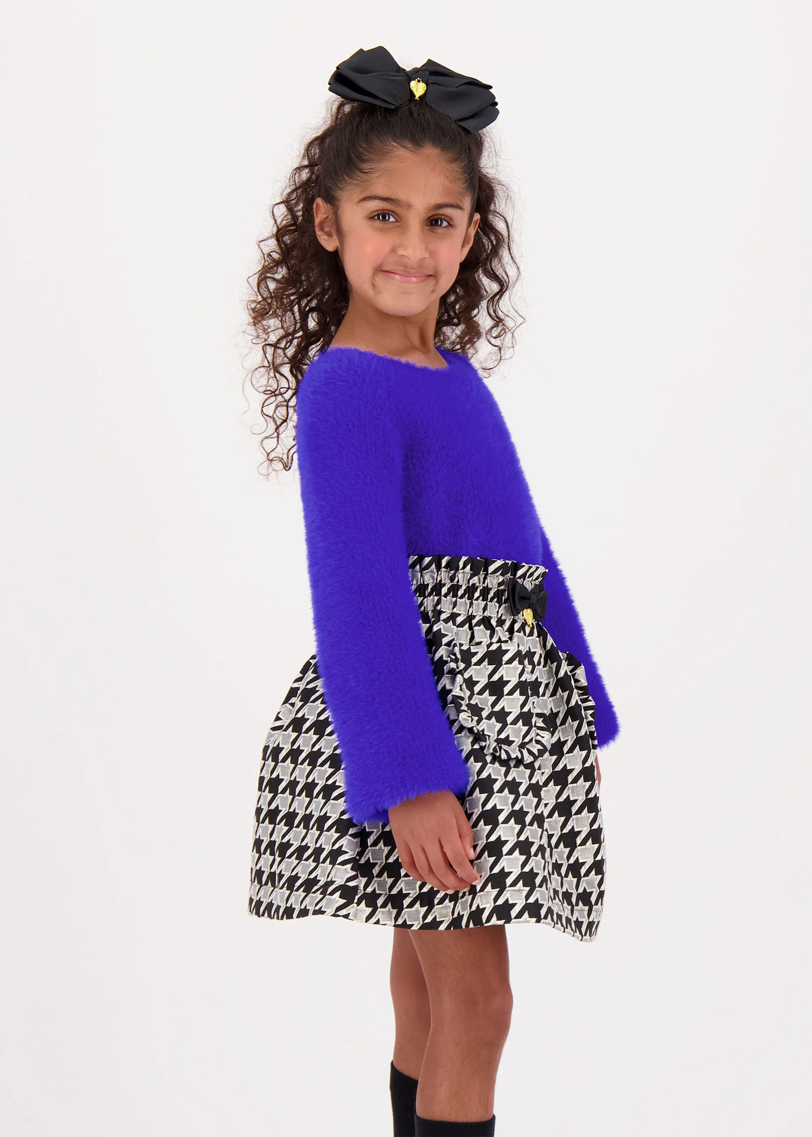 Fuzzy Jumper Electric Blue - Image 3