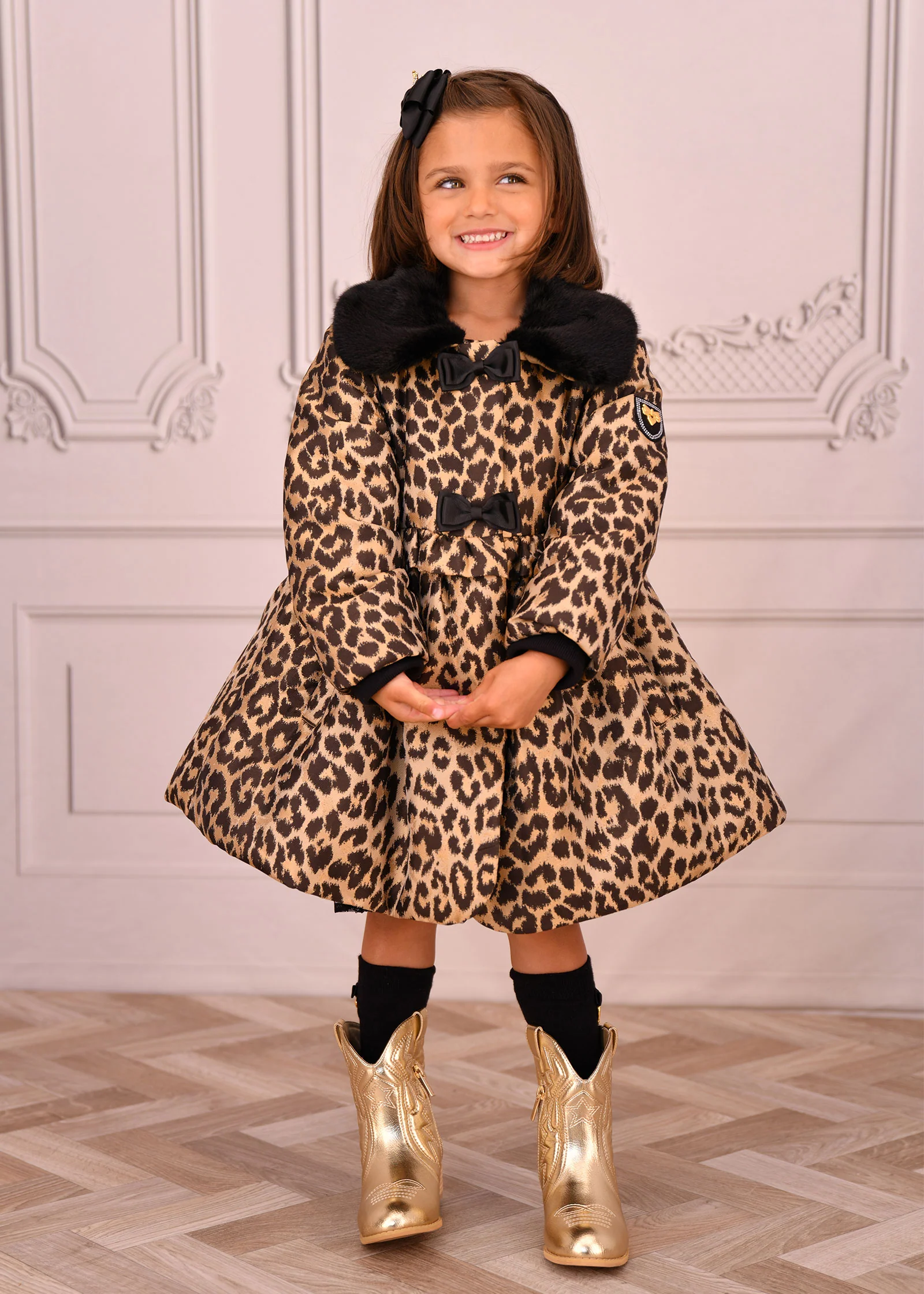 Harmony Coat Black Leopard - Image 3