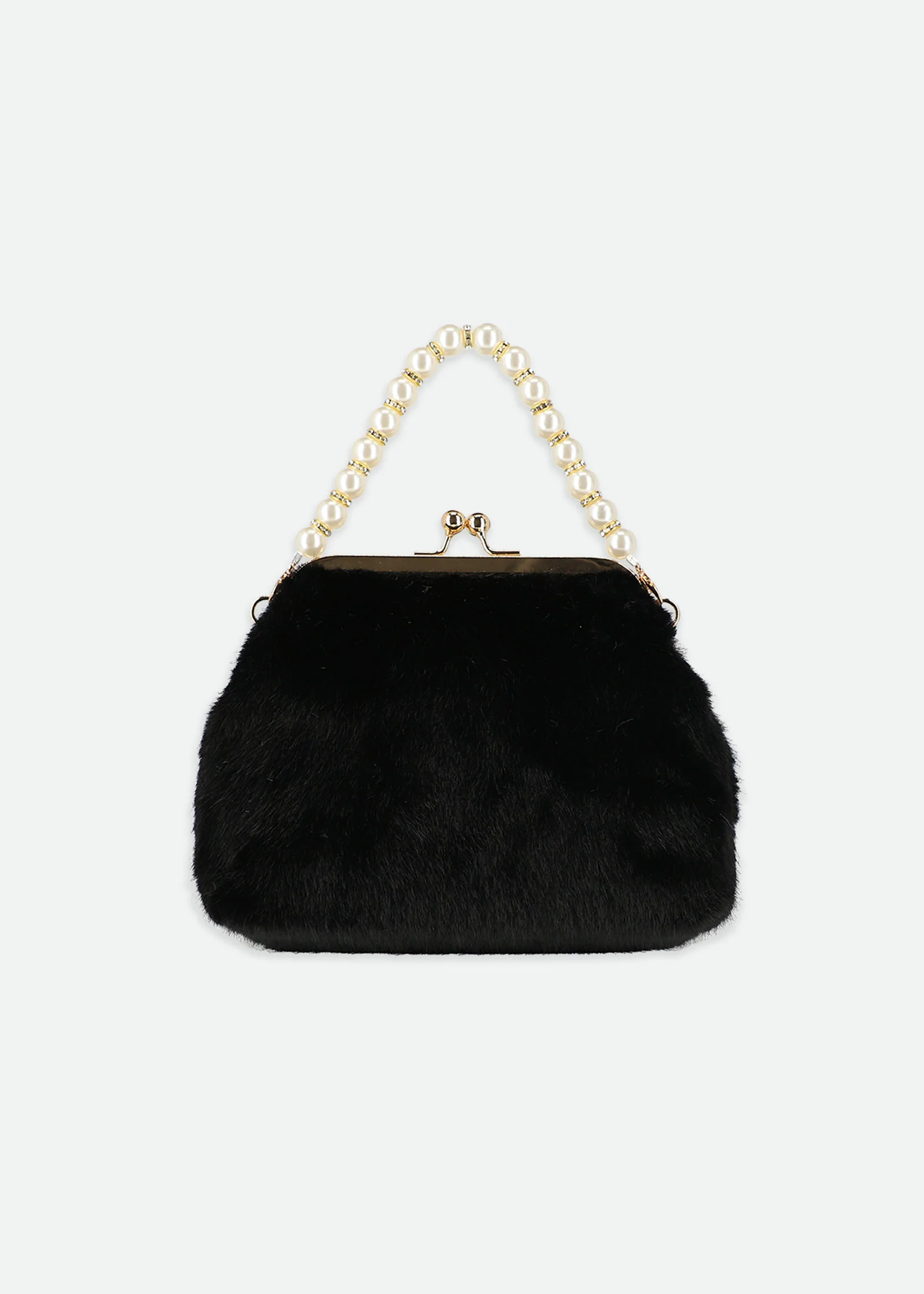Hope Fur Bag Black - Image 4