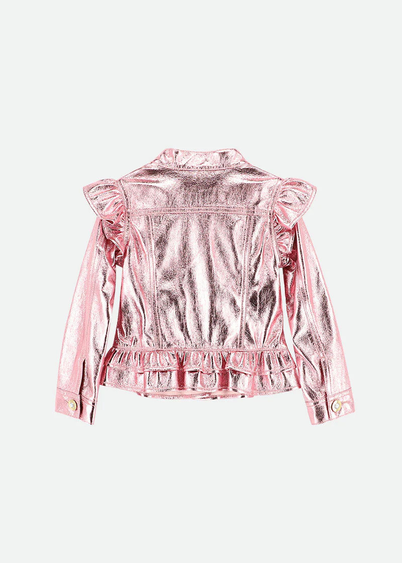 Indigo Metallic Jacket Pink - Image 5