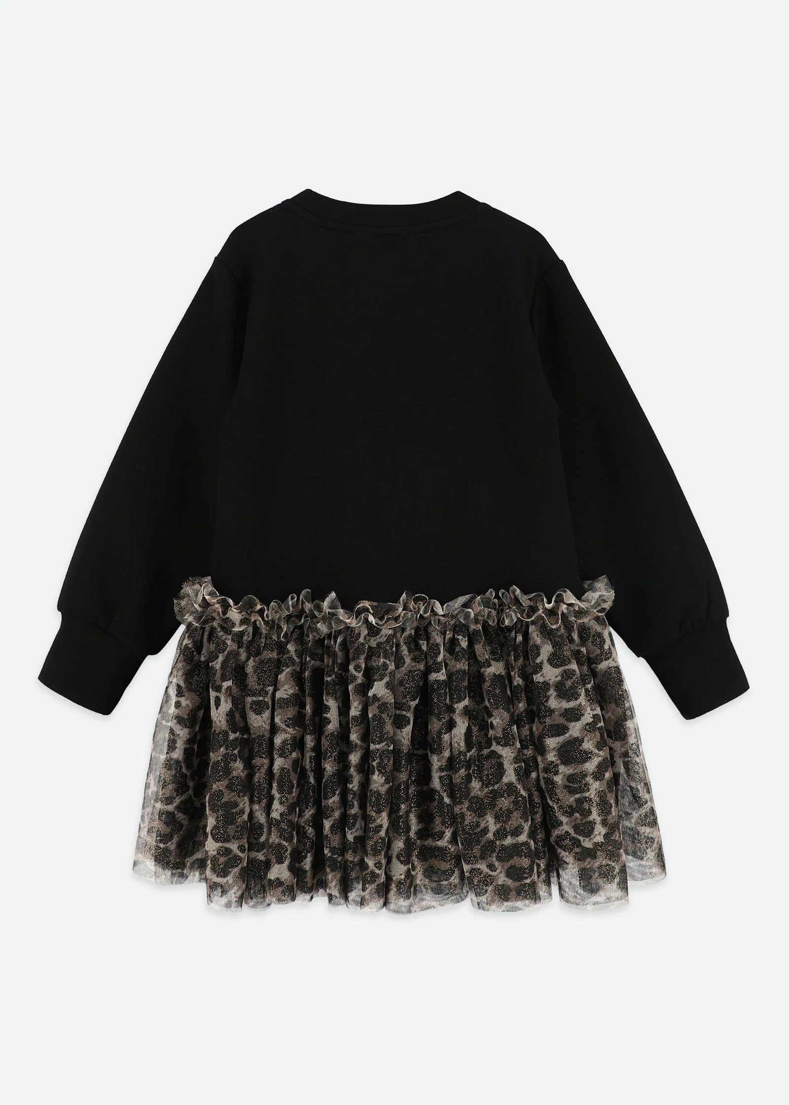 Juniper Sweat Dress With Bow Black - Image 4