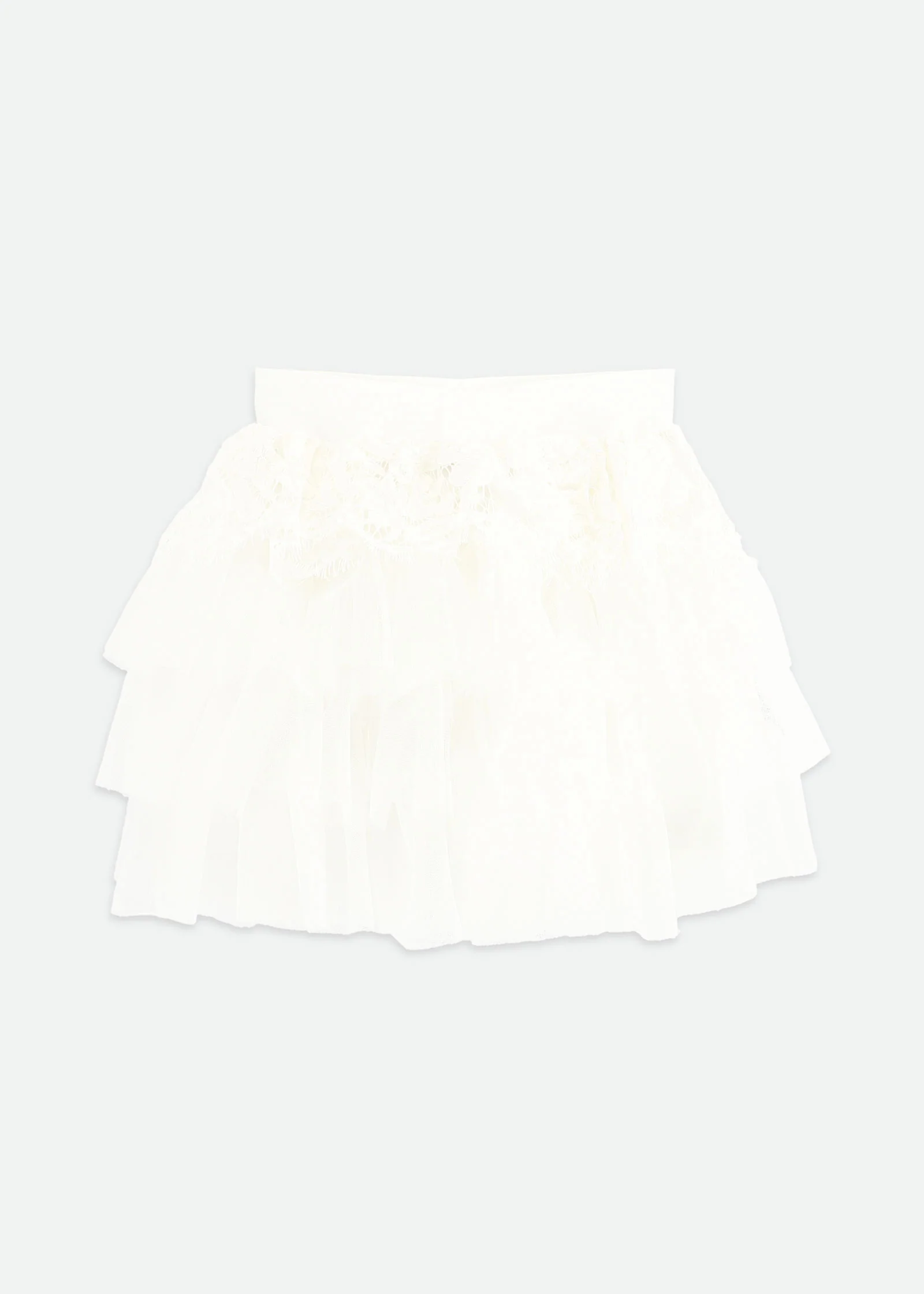 Kamma Lace Trim Skirt Snowdrop - Image 4