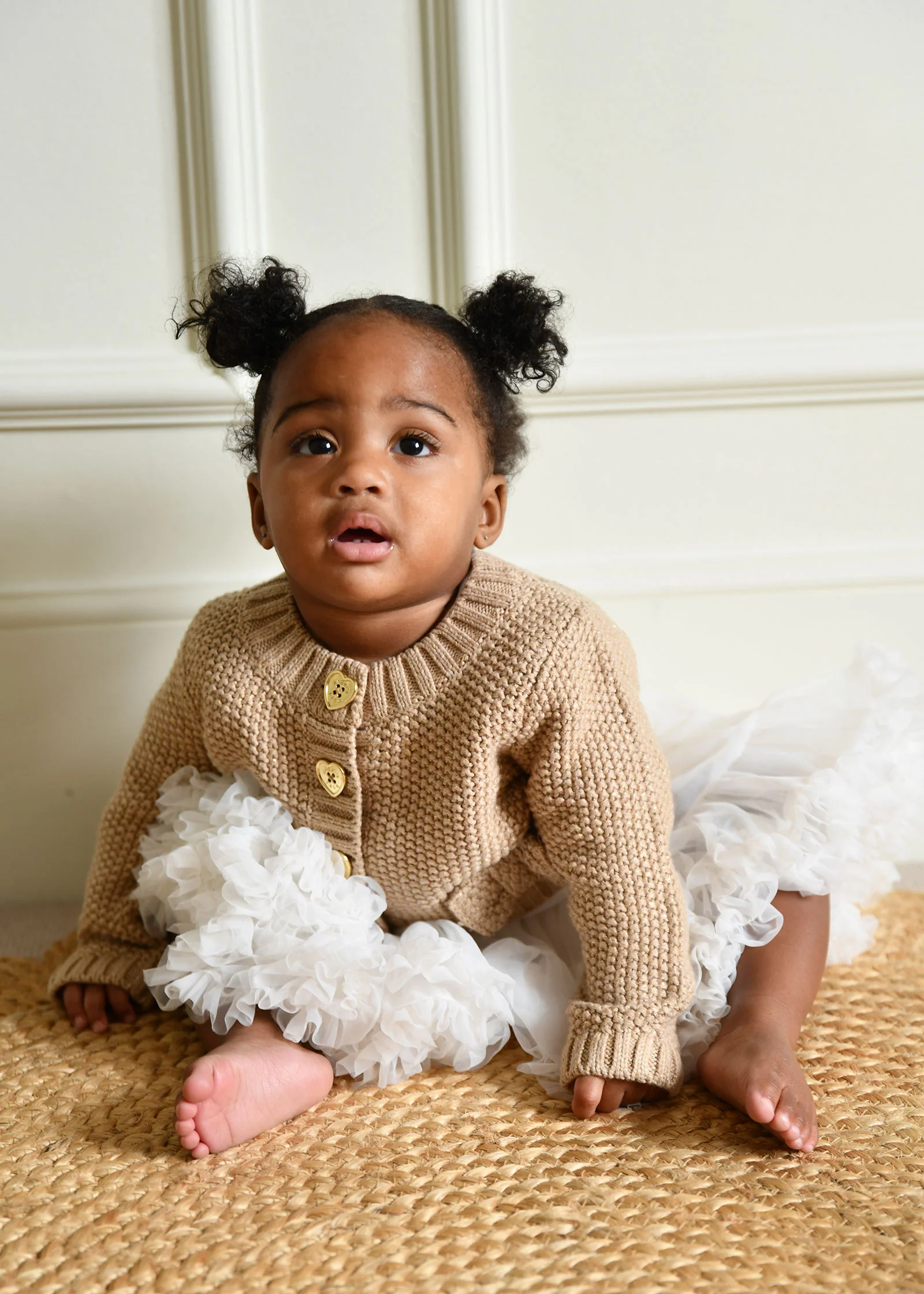 Mckay Baby Cardigan Sand - Image 4