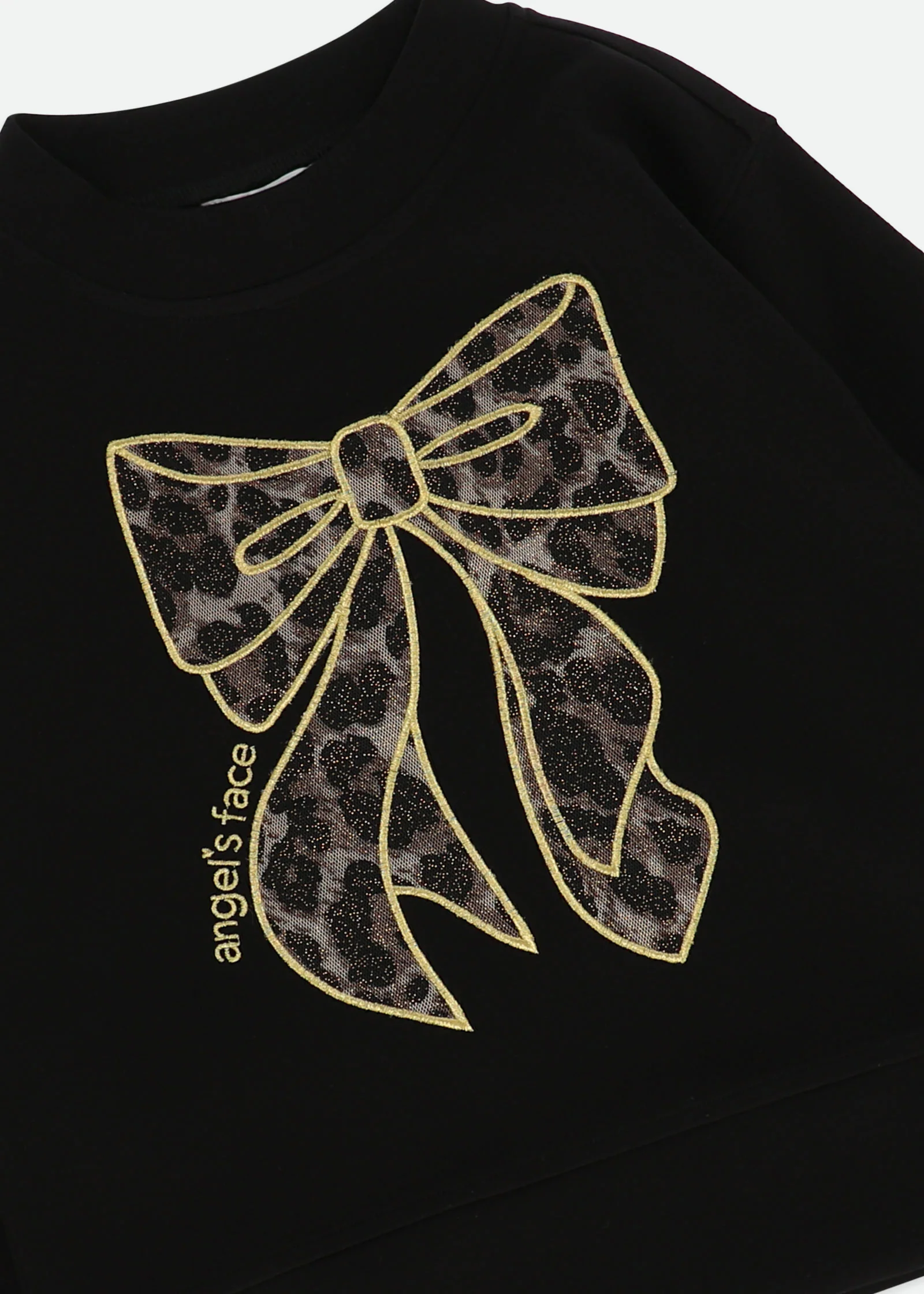 Paula Sweat With Bow Black - Image 4