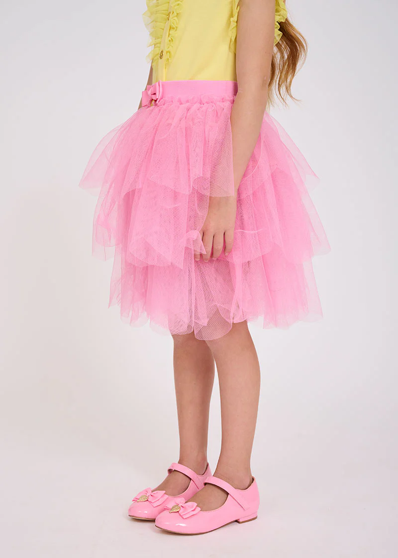 Petal Tiered Skirt Rose - Image 3