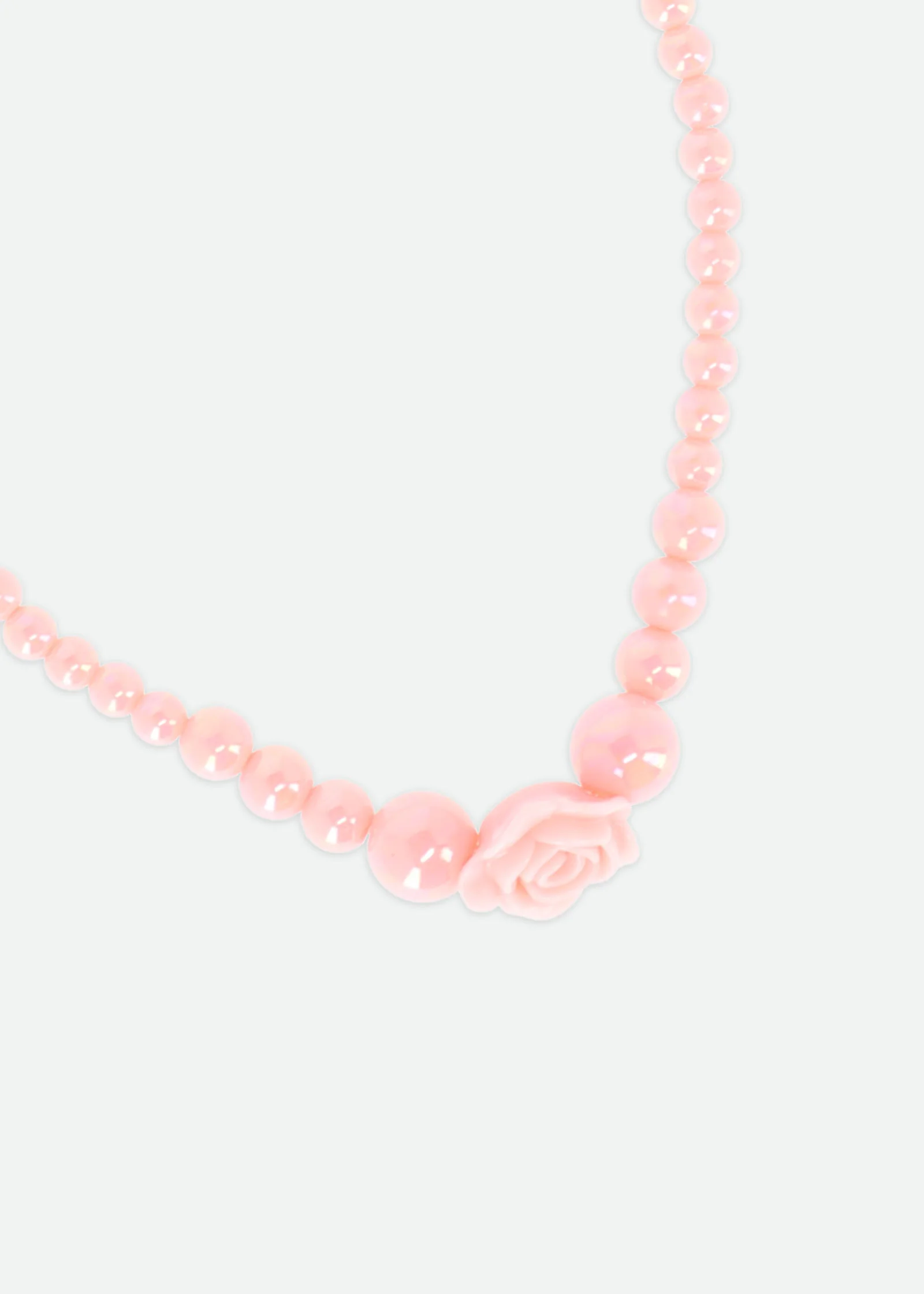 Rose Necklace Peach - Image 3