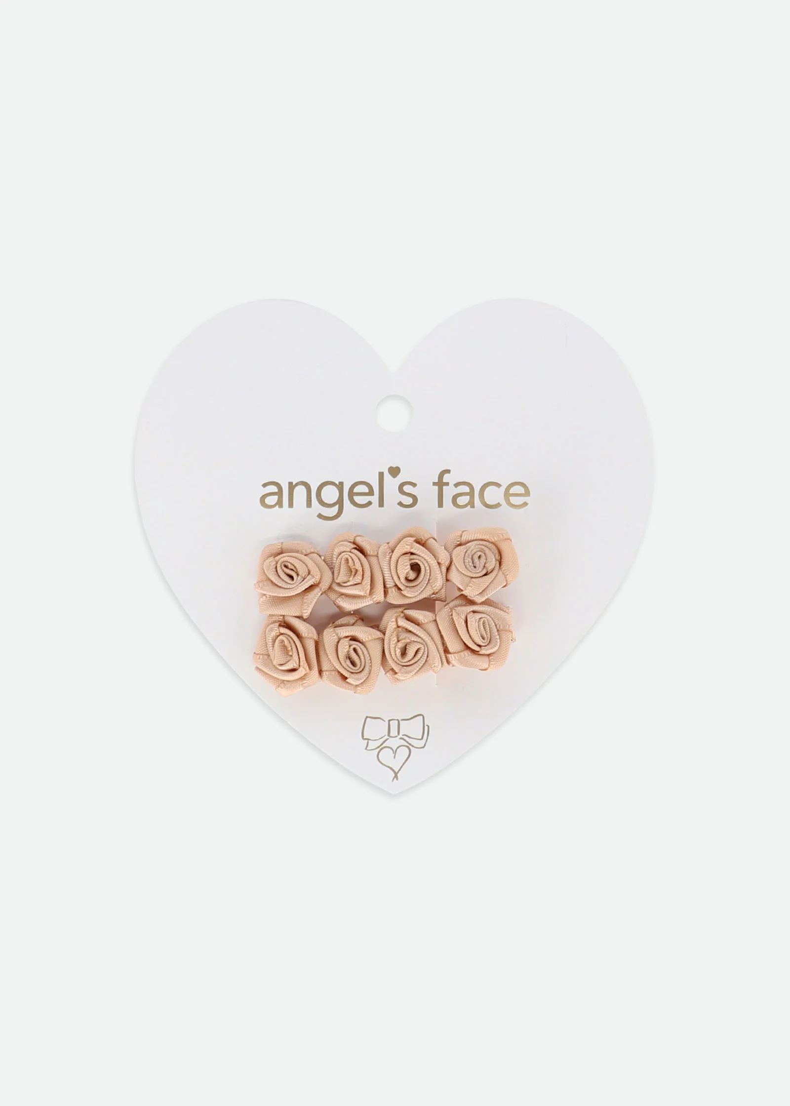 Satin Roses Hair Clip Champagne - Image 3