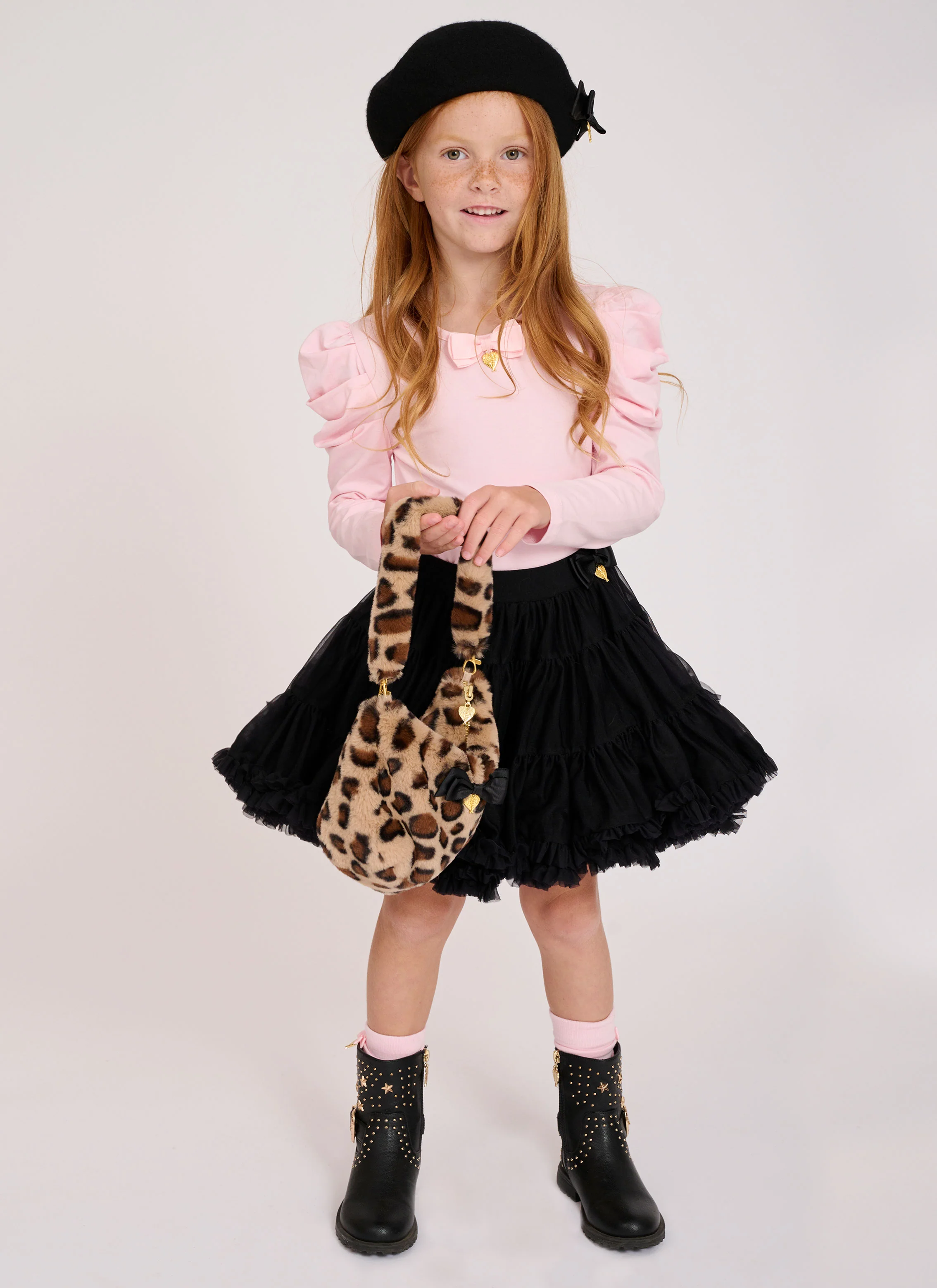 Simone Faux Fur Bag Leopard - Image 3