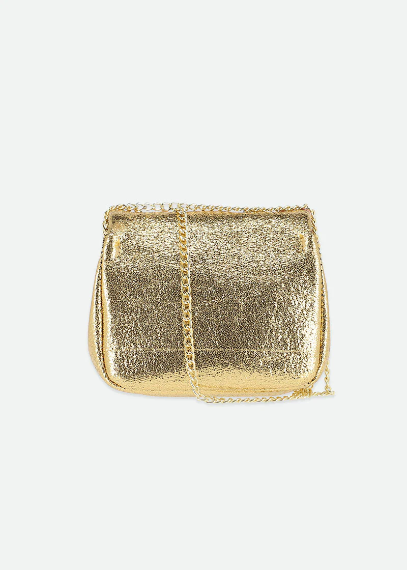Skyla Metallic Bag Gold - Image 3