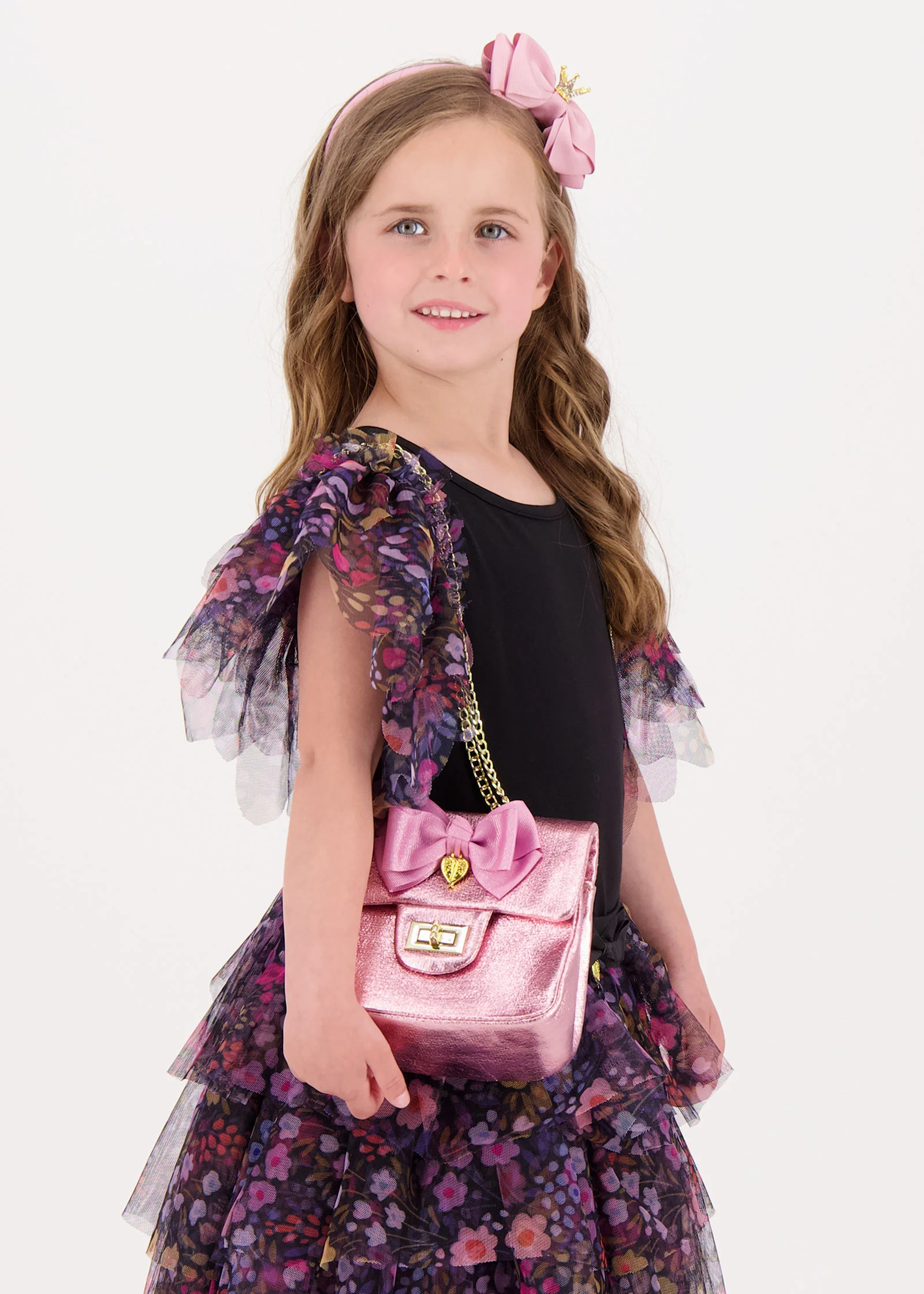 Skyla Metallic Bag Pink - Image 3