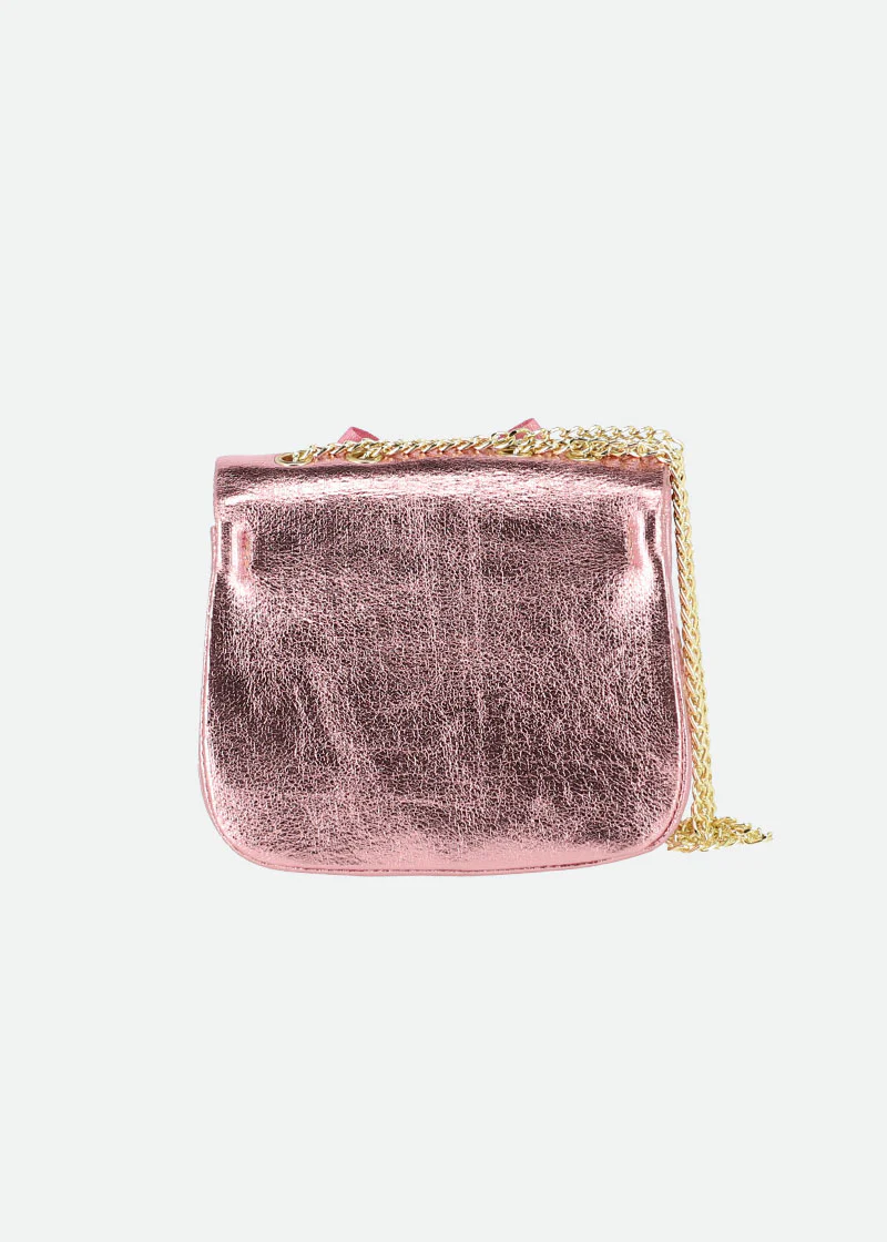 Skyla Metallic Bag Pink - Image 4