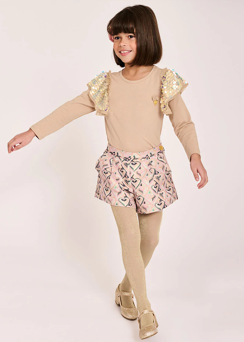 Vanessa Heart Shorts Tea Rose - Image 3
